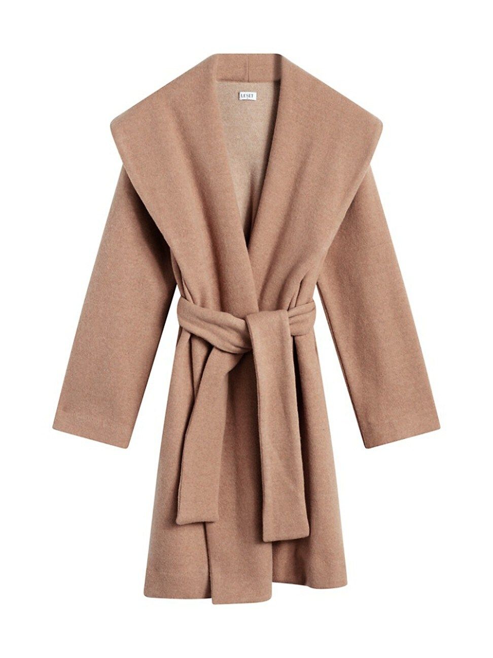Leset Women's Sierra Wrap Sweater - Beige - Size Medium | Saks Fifth Avenue
