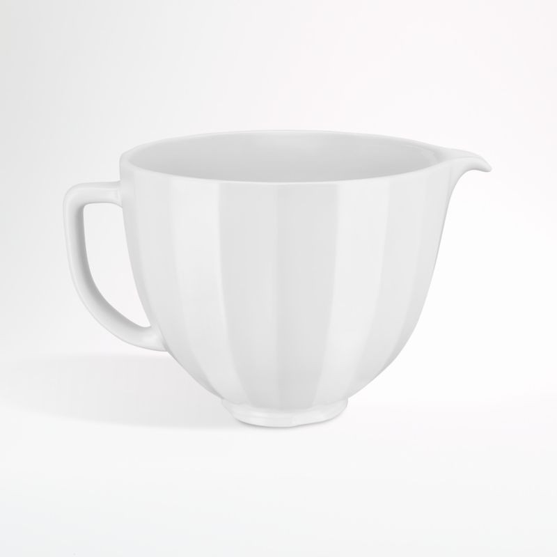 KitchenAid Matte White Shell Bowl + Reviews | Crate and Barrel | Crate & Barrel