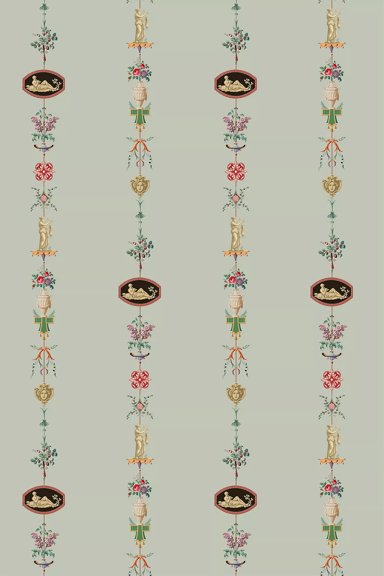 Neo-Classical Striped Wallpaper | Anthropologie (US)