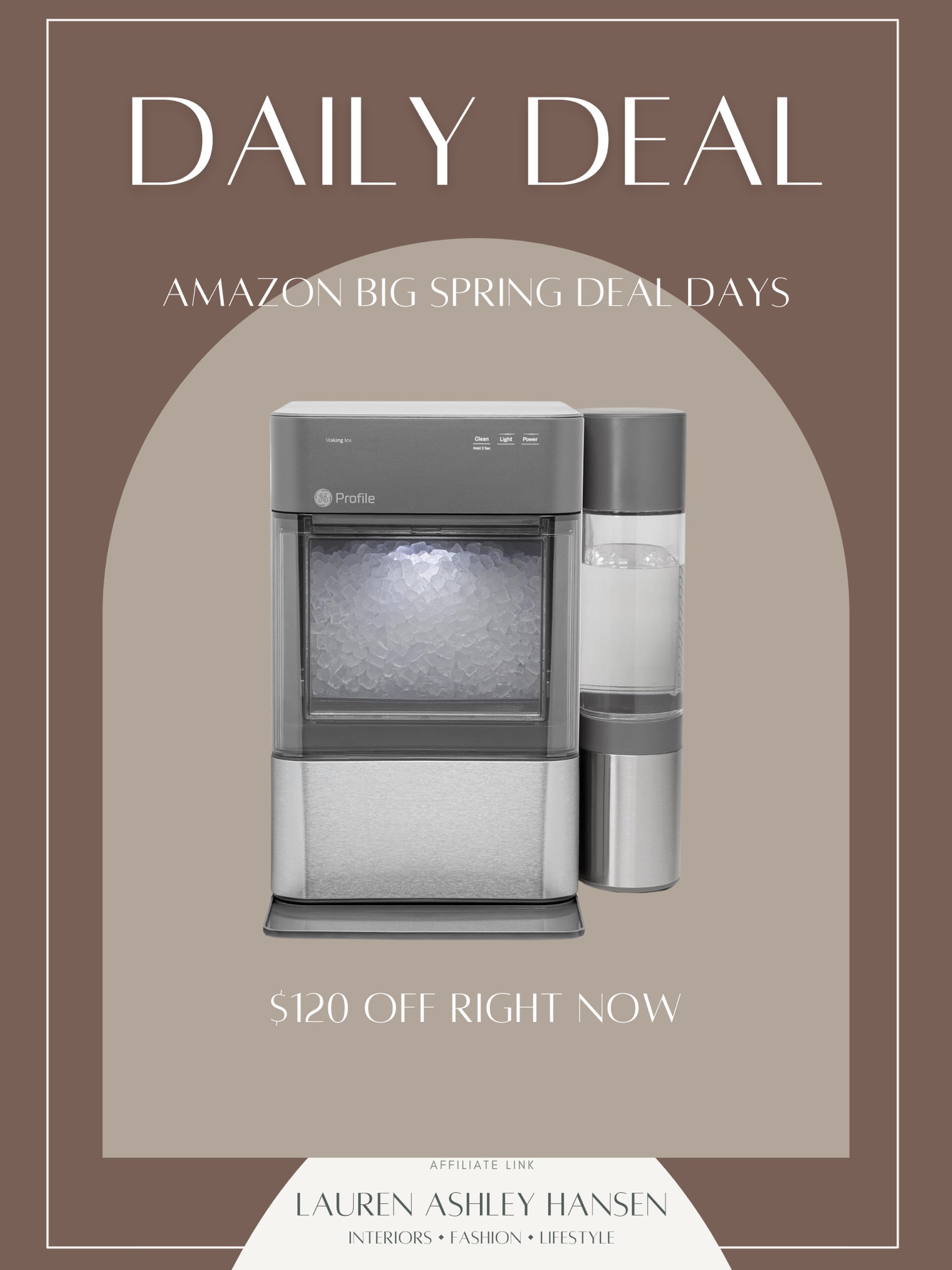 Amazon Spring Big Sale Event! An absolute splurge and definitely not a necessity, but if you love pebbled ice and are looking for a new ice machine this one has so many amazing reviews, and is $120 off right now!

#LTKstyletip #LTKsalealert #LTKhome