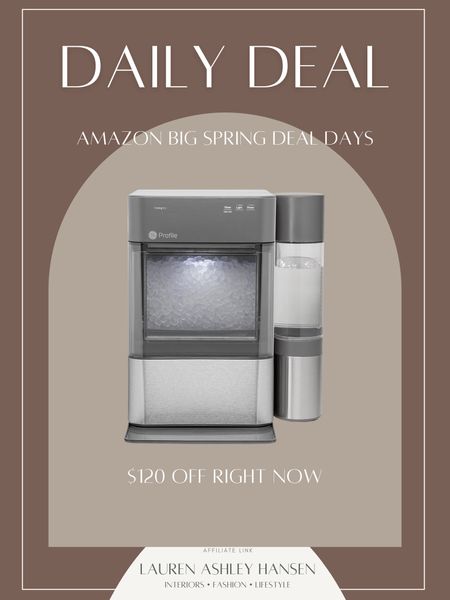 Amazon Spring Big Sale Event! An absolute splurge and definitely not a necessity, but if you love pebbled ice and are looking for a new ice machine this one has so many amazing reviews, and is $120 off right now!

#LTKstyletip #LTKsalealert #LTKhome