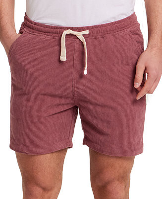 Men's Regular-Fit 6" Corduroy Cabana Shorts | Macy's