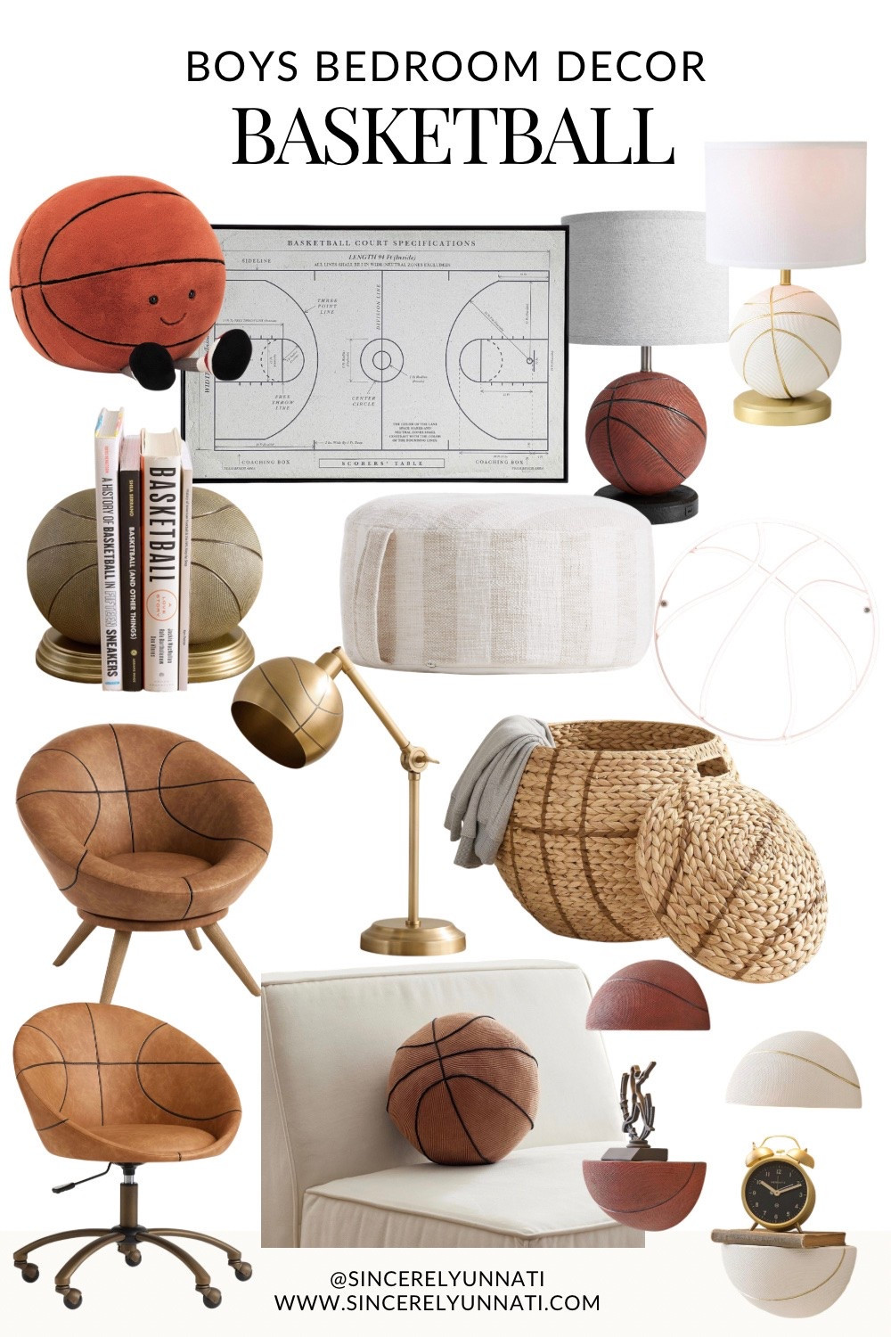 Basketball bedroom decor ideas for boys 🏀 neutral and modern sports room inspiration with elevated decor. Includes basketball wall art, kids chairs, lamps, and storage ideas perfect for toddler rooms, playrooms, and teen bedrooms.

basketball bedroom decor, boys sports room ideas, neutral kids decor, basketball nursery, modern kids room