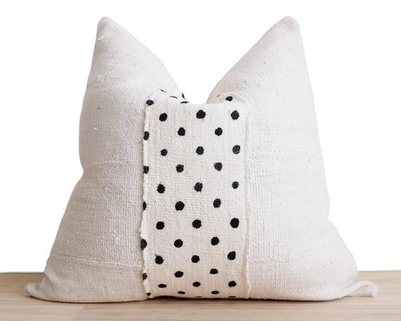 African Mudcloth Pillow Cover | Stitched Select Collection | 'Adanna' | Etsy (US)