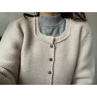 Vintage Ecru Hand Crochet Knit Cardigan/ M | Etsy (US)