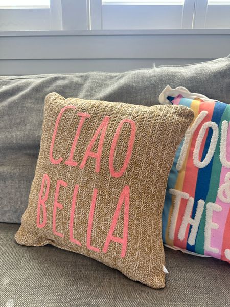 Cutest Italian style summer pillows 

#LTKSeasonal