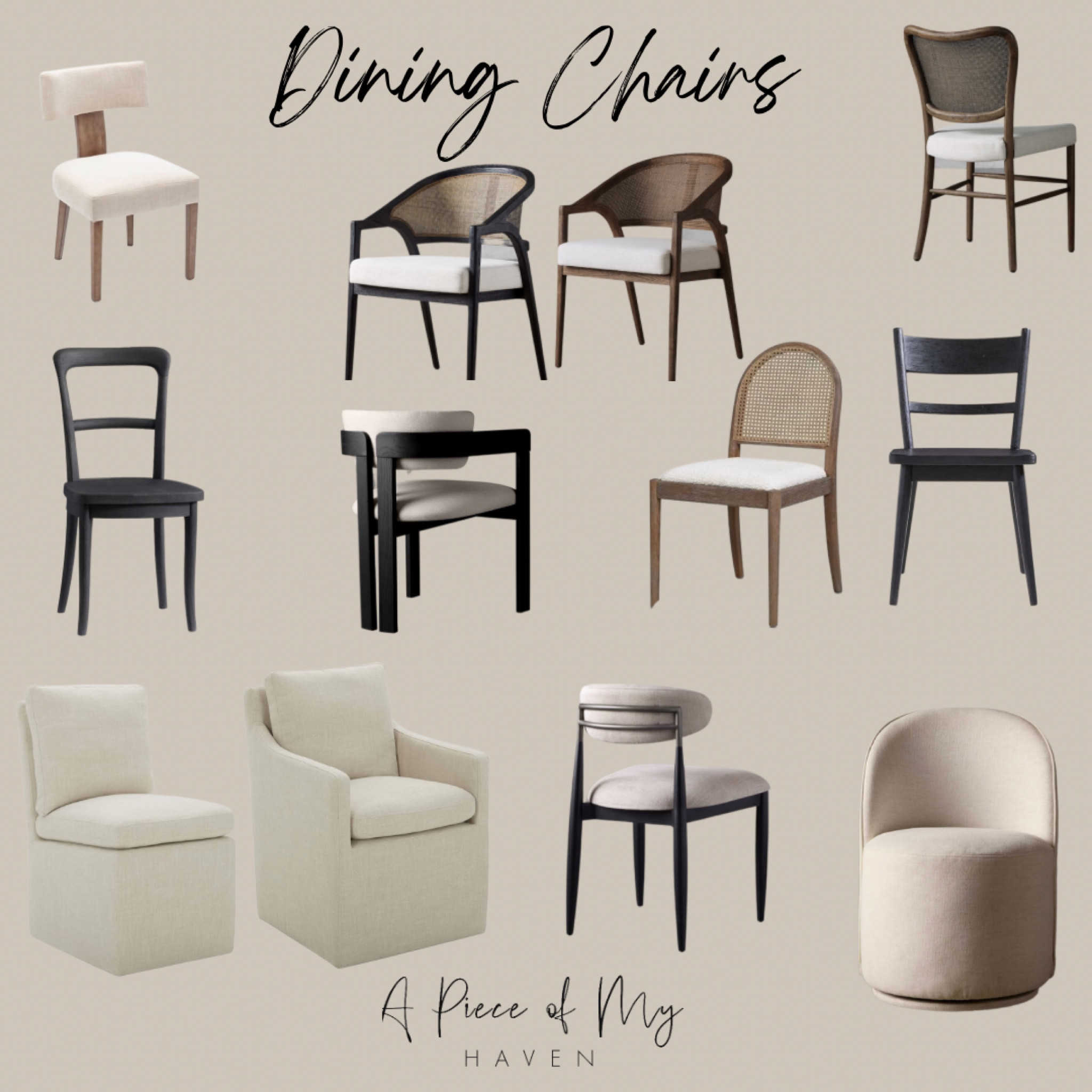 Round up of my favorite dining chairs. I don’t know which ones to pick for our kitchen table! They are all so pretty.

Amazon, home, dining room, chairs, dining side, chair, Arhaus chair, swivel chair, Jagger, pottery barn chair, black, dining chairs, linen, dining chair, wood, dining chair

#LTKhome #LTKFind