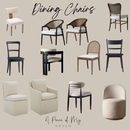 Round up of my favorite dining chairs. I don’t know which ones to pick for our kitchen table! They are all so pretty.

Amazon, home, dining room, chairs, dining side, chair, Arhaus chair, swivel chair, Jagger, pottery barn chair, black, dining chairs, linen, dining chair, wood, dining chair

#LTKhome #LTKFind