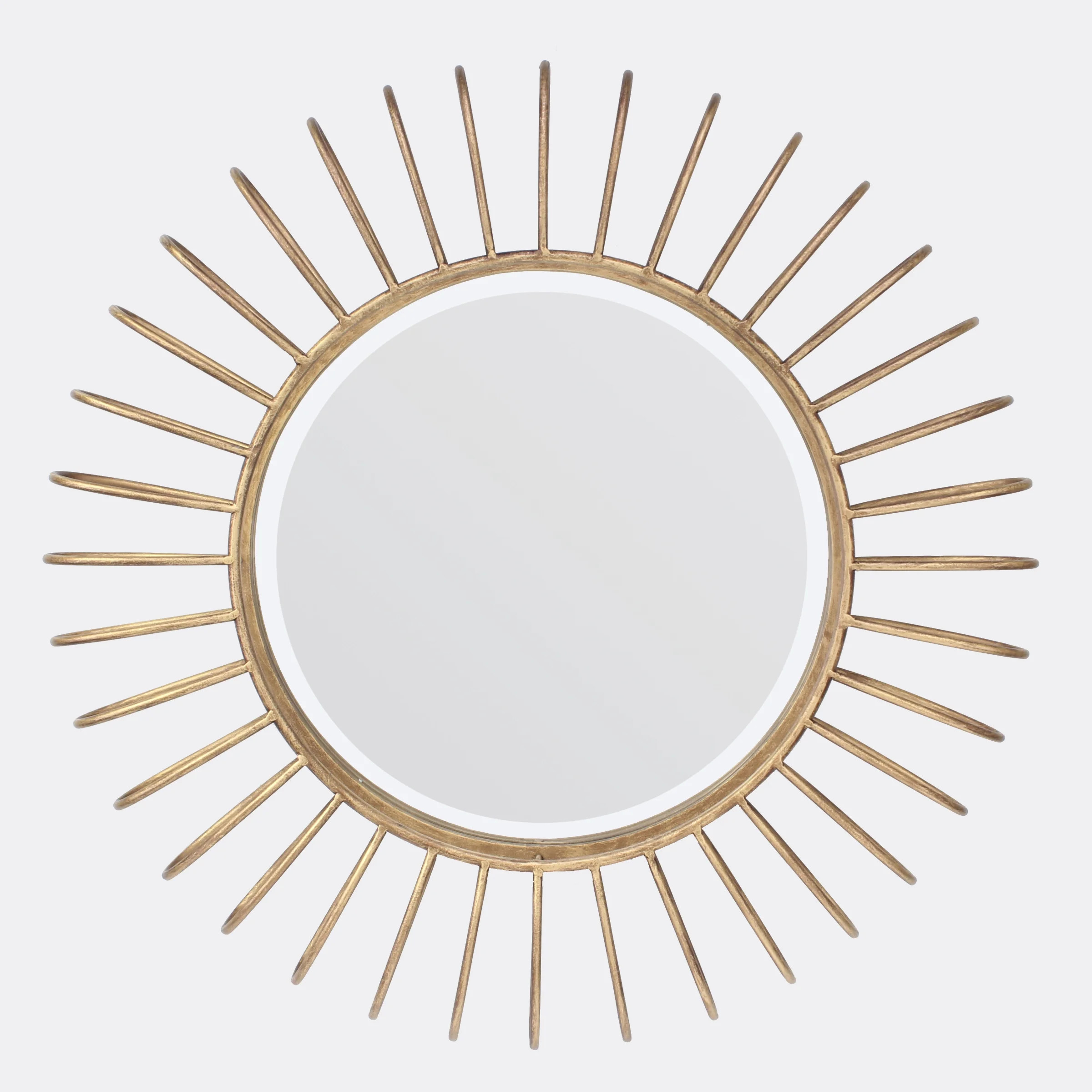 Better Homes And Gardens Round Metal Decorative Wall Mirror 24" - Walmart.com | Walmart (US)