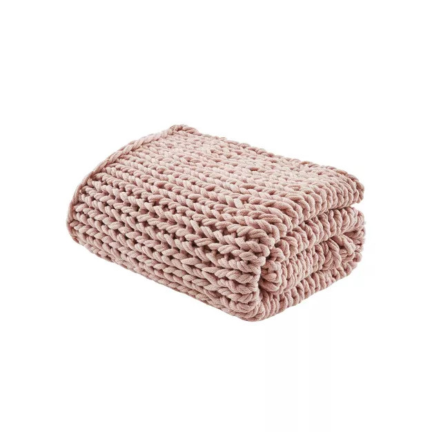 50"x60" Chunky Double Knit Handmade Throw Blanket | Target