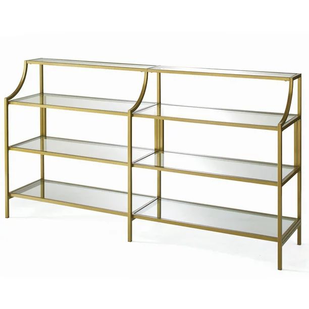 Better Homes and Gardens Nola Console Table, Gold Finish - Walmart.com | Walmart (US)