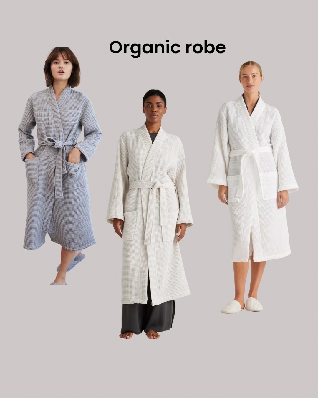 Just purchased!!! This cold made me want a new robe, but I wanted one that’s organic!! This one is identical to parachute home robe, but over $100 less!

#LTKSeasonal #LTKmorningroutine #LTKmomlife
