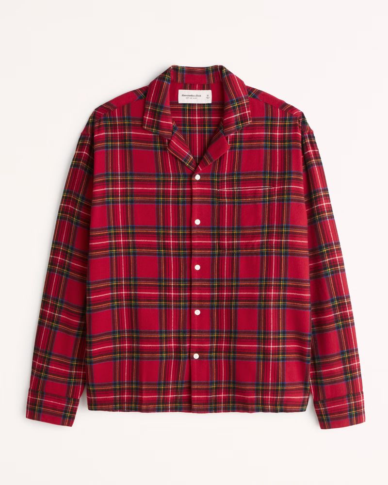 Flannel Sleep Shirt | Abercrombie & Fitch (US)