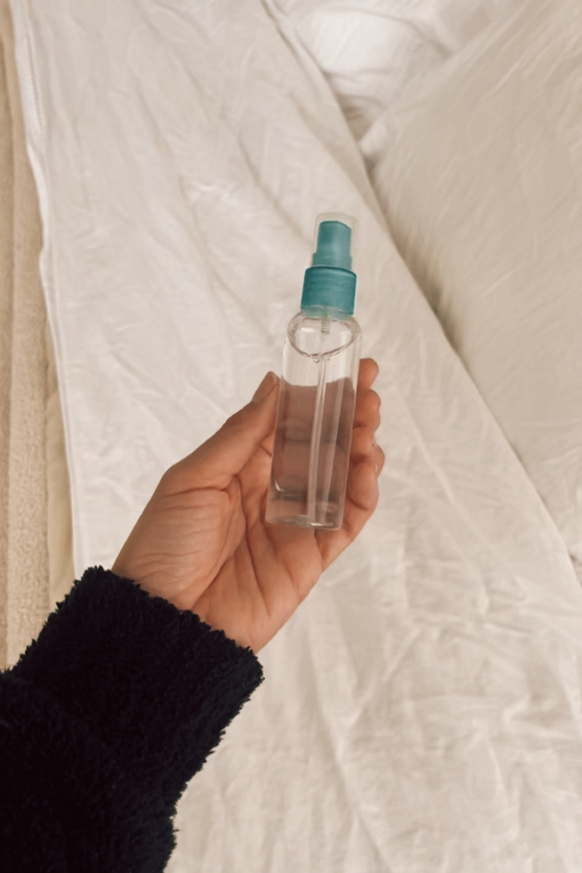 Wrinkled sheets hack 

#LTKHome