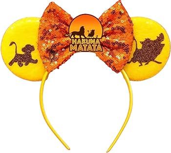 CLGIFT Lion King Minnie Ears,Pick your color, Simba Minnie Ears, Animal Kingdom minnie ears, Rain... | Amazon (US)