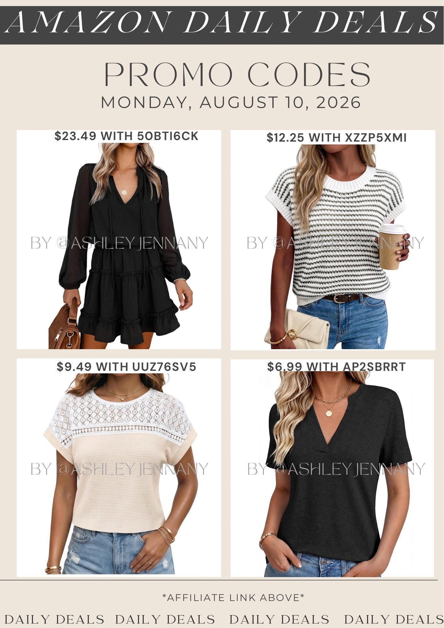 Amazon Deals

#LTKSaleAlert #LTKMidsize #LTKSeasonal