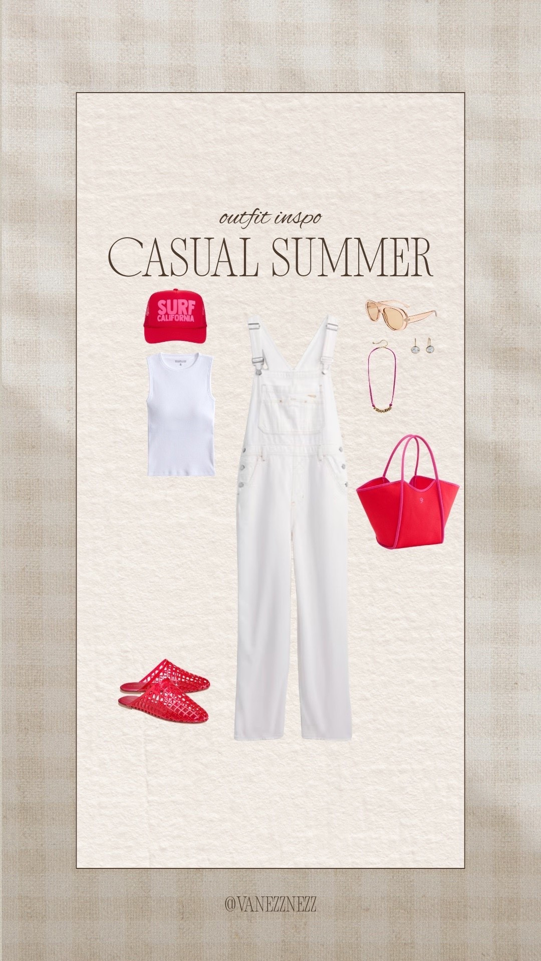 Casual summer outfit inspo + the overalls are 40% off at GAP ❤️✨

#LTKMidsize #LTKSeasonal #LTKSaleAlert