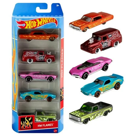 Hot Wheels Cars, 5-Pack of Die-Cast Toy Cars or Trucks in 1:64 Scale (Styles & Colors May Vary, Items May Not Be Pictured) | Walmart (US)