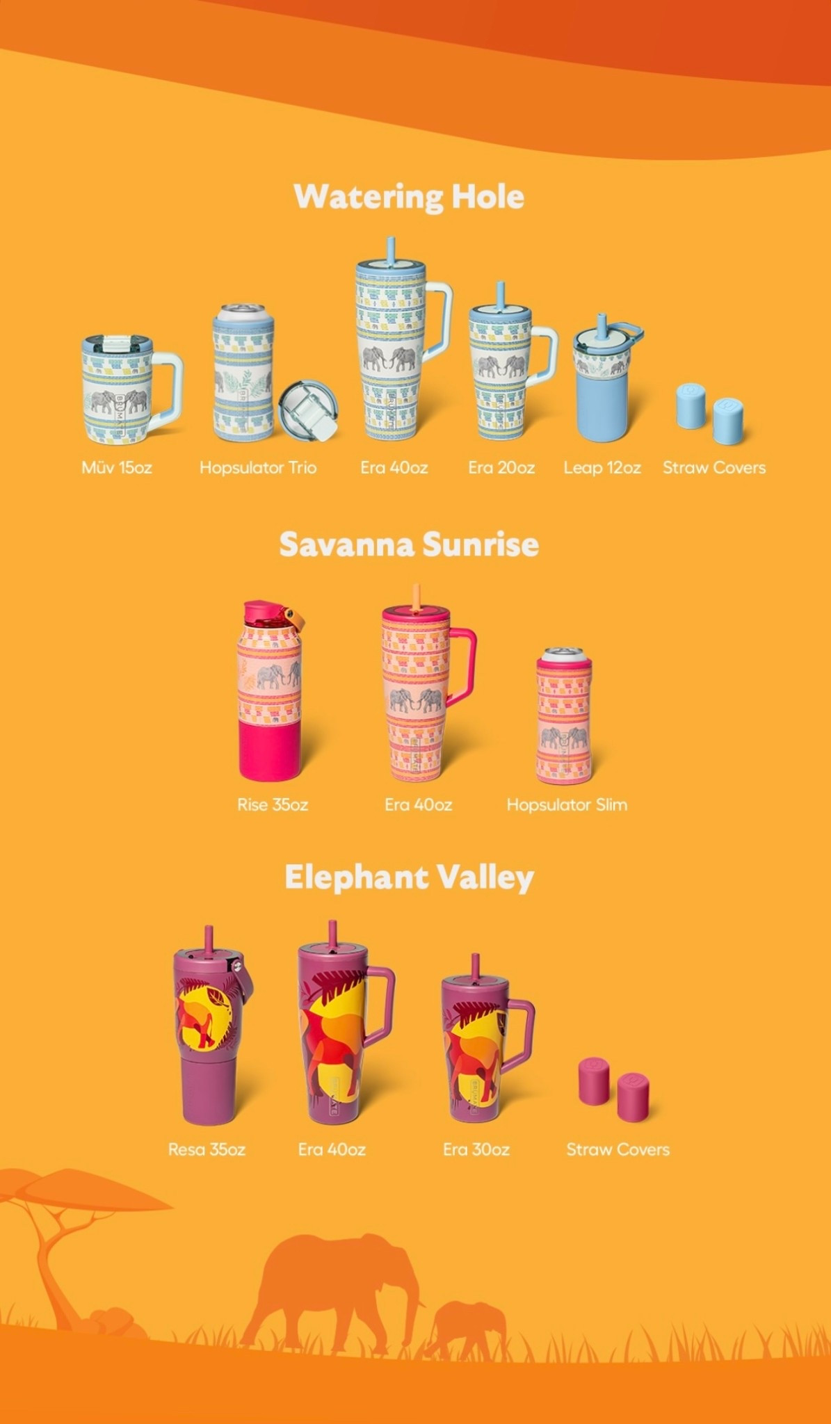 @brumate x @sdzsafaripark 
Prints With A Purpose
Shop the Safari Park Collection. 
10% of net sales support elephant conservation