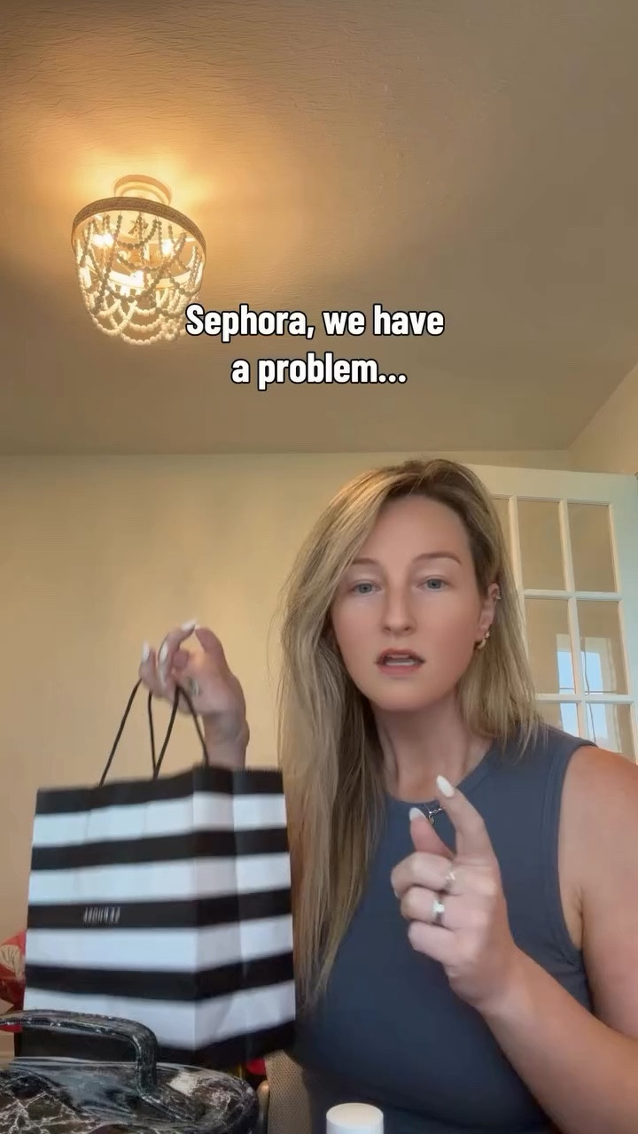 Hey @sephora not to be a rattle tale but your employees didn’t know what @povbeauty was! 😳 I’m tempted to see if my local @ultabeauty knows! #povbeauty #mikaylanogueira #makeup #skincare #beautytok