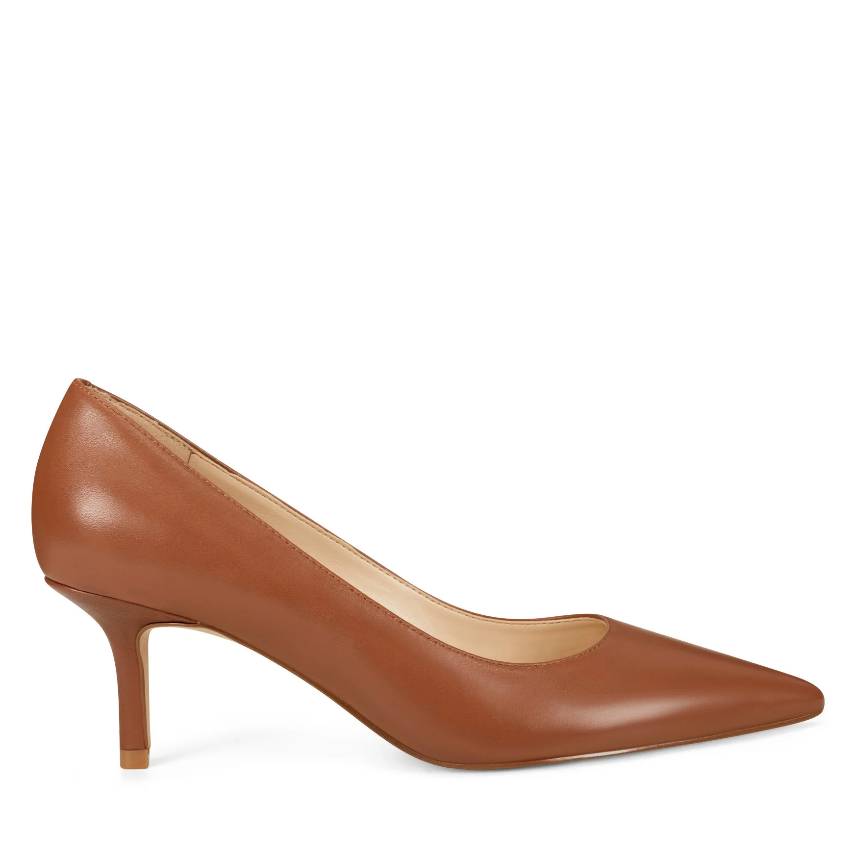 Women's Arlene Pointy Toe Pumps - Light Brown Leather | Nine West | Nine West (US)