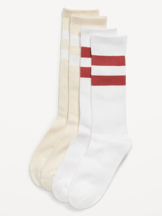 2-Pack Striped Crew Socks | Old Navy (US)