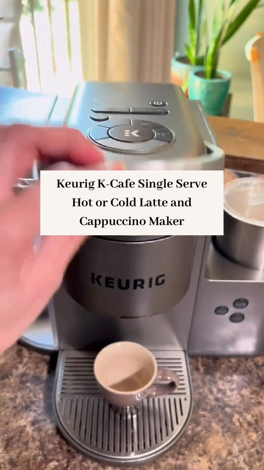 20% OFF WITH CODE! Keurig K-Cafe Special Edition Single-Serve K-Cup Pod Coffee, Latte, and Cappuccino Maker makes both hot and cold coffee shop quality drinks in your own home.  

With a few pushes of buttons, you can make mochas, lattes, cappuccino, or espresso. The milk frother makes both hot or cold steamed milk. 

Use code WINTERBREW24 at checkout for 20% off!

#LTKhome #LTKsalealert #LTKVideo