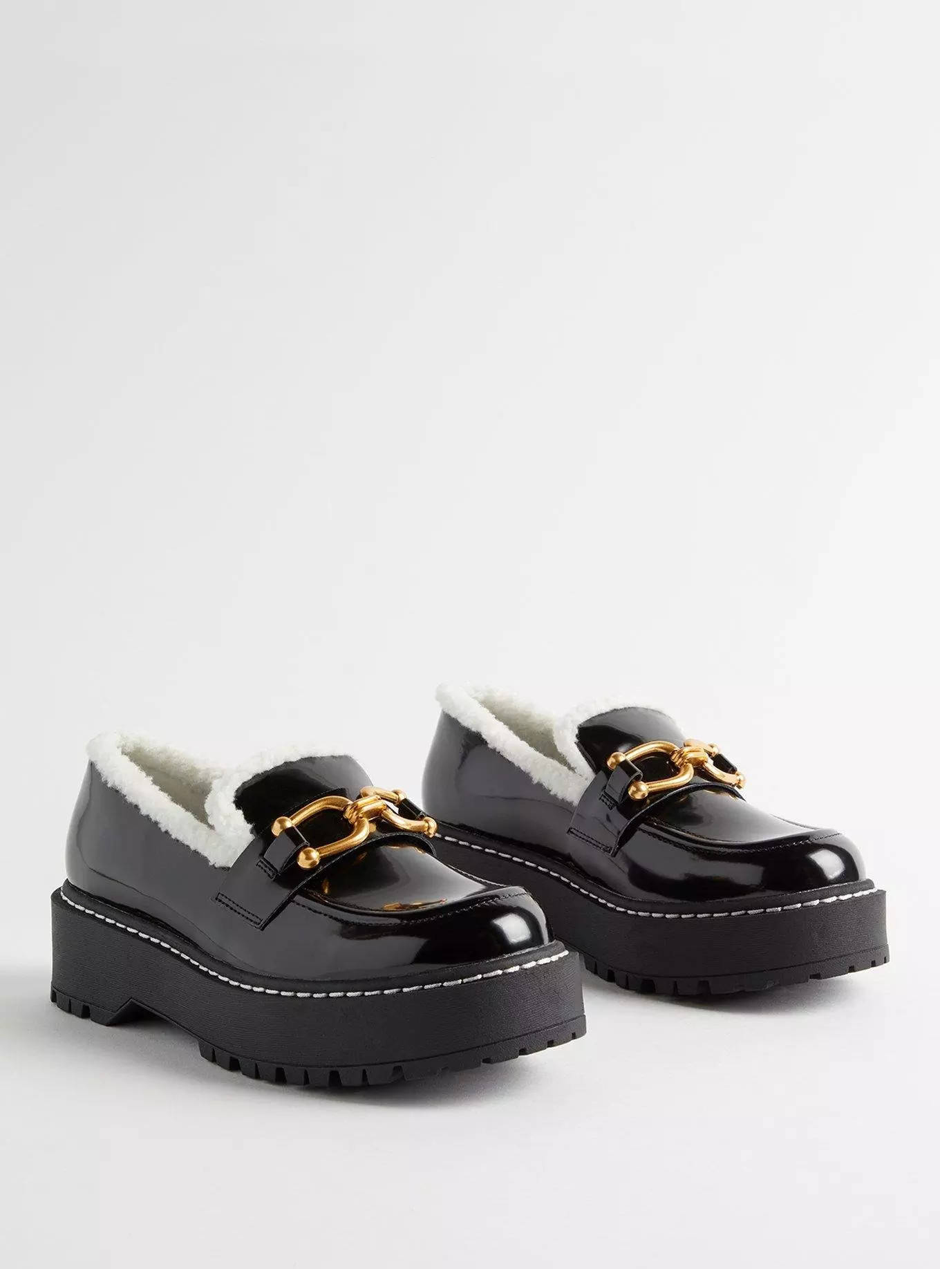 Shearling Trim Loafer (WW) | Torrid (US & Canada)