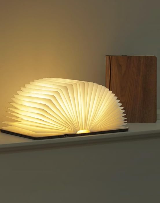 5.7 in Wooden Book Lamp, Book Lovers Gifts,Teacher Appreciation Gifts | Amazon (US)