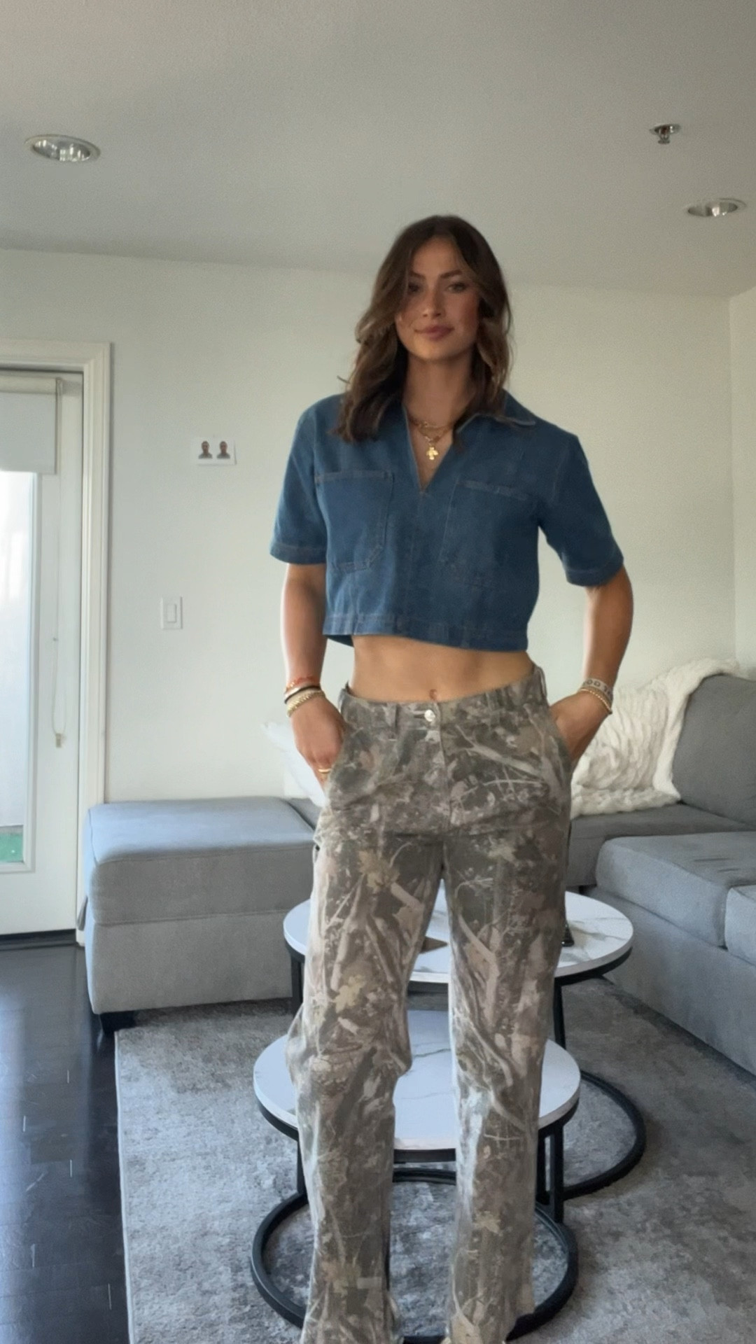Denim on camo 🤍

#LTKWatchNow #LTKFindsUnder100 #LTKShoeCrush