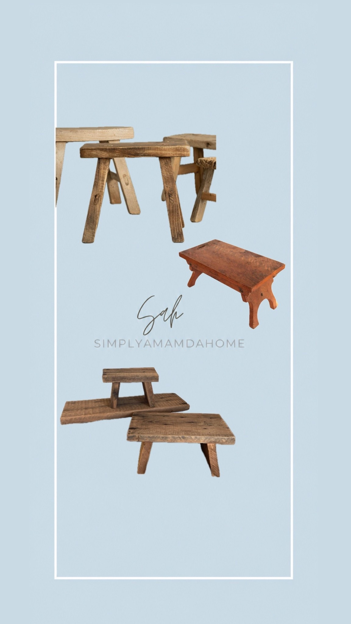 cute vintage stools!