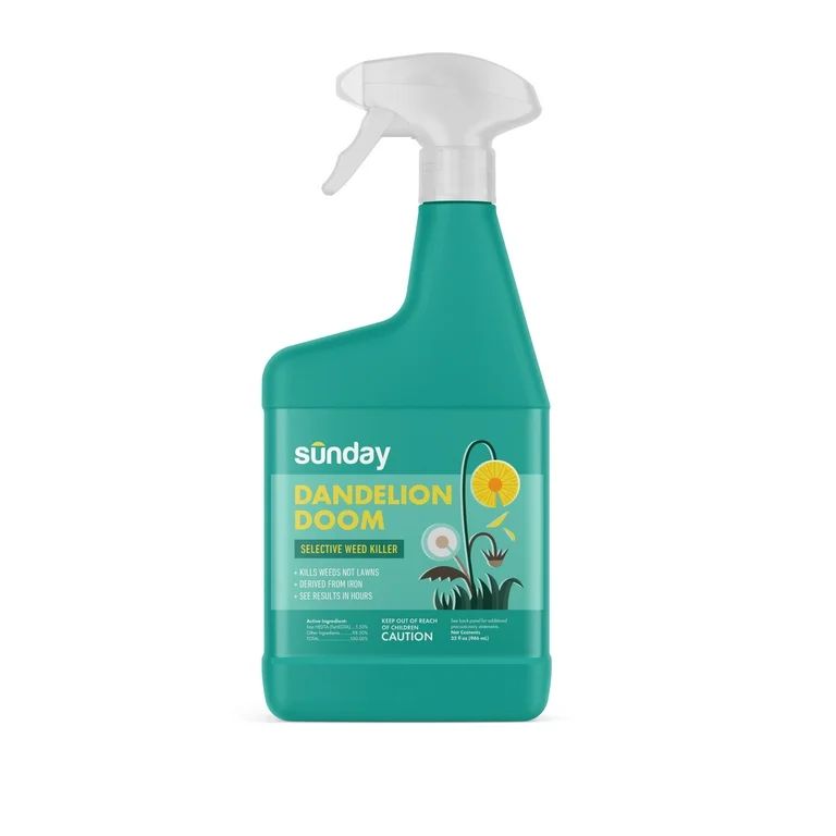 Sunday Dandelion Doom Broadleaf Herbicide Spot Treatment 32 oz. | Walmart (US)