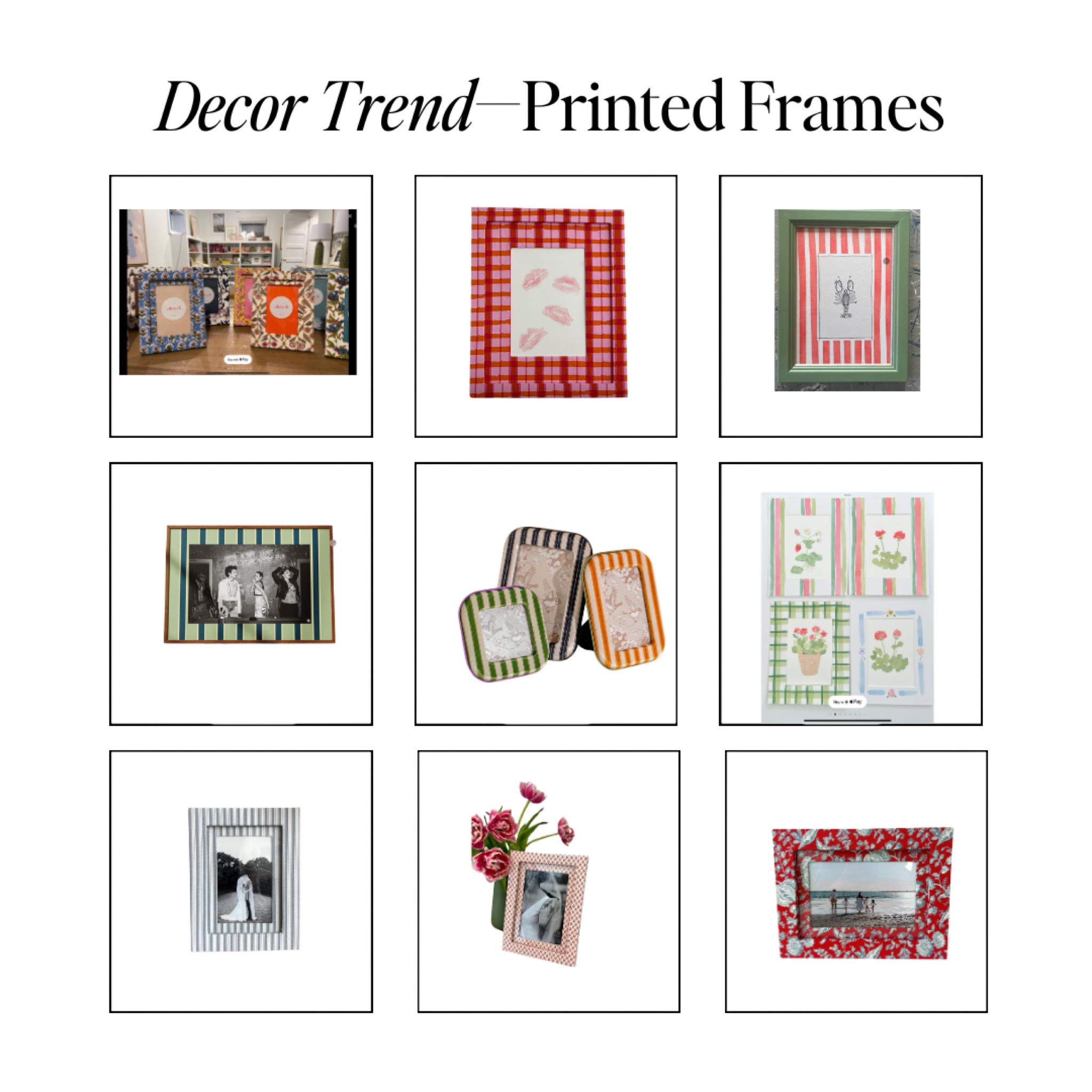 Sorry the price looks weird! But the best options i could find are on Etsy! Search “fabric matted frames” 