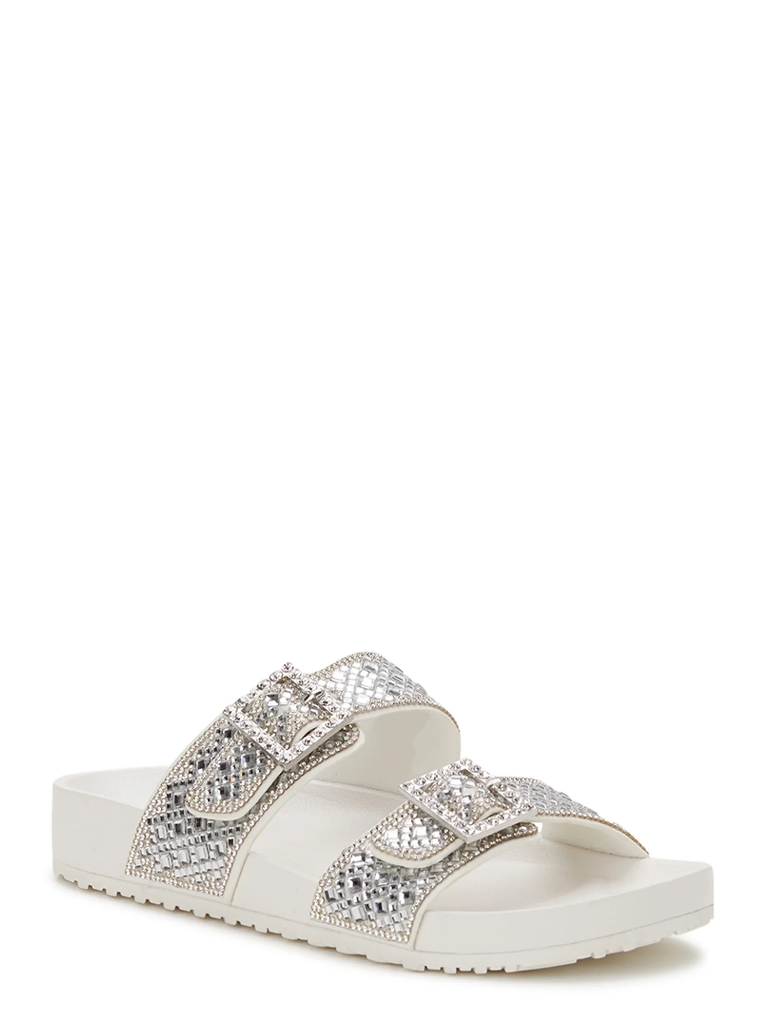 Madden NYC Women's Embellished Footbed Sandals | Walmart (US)