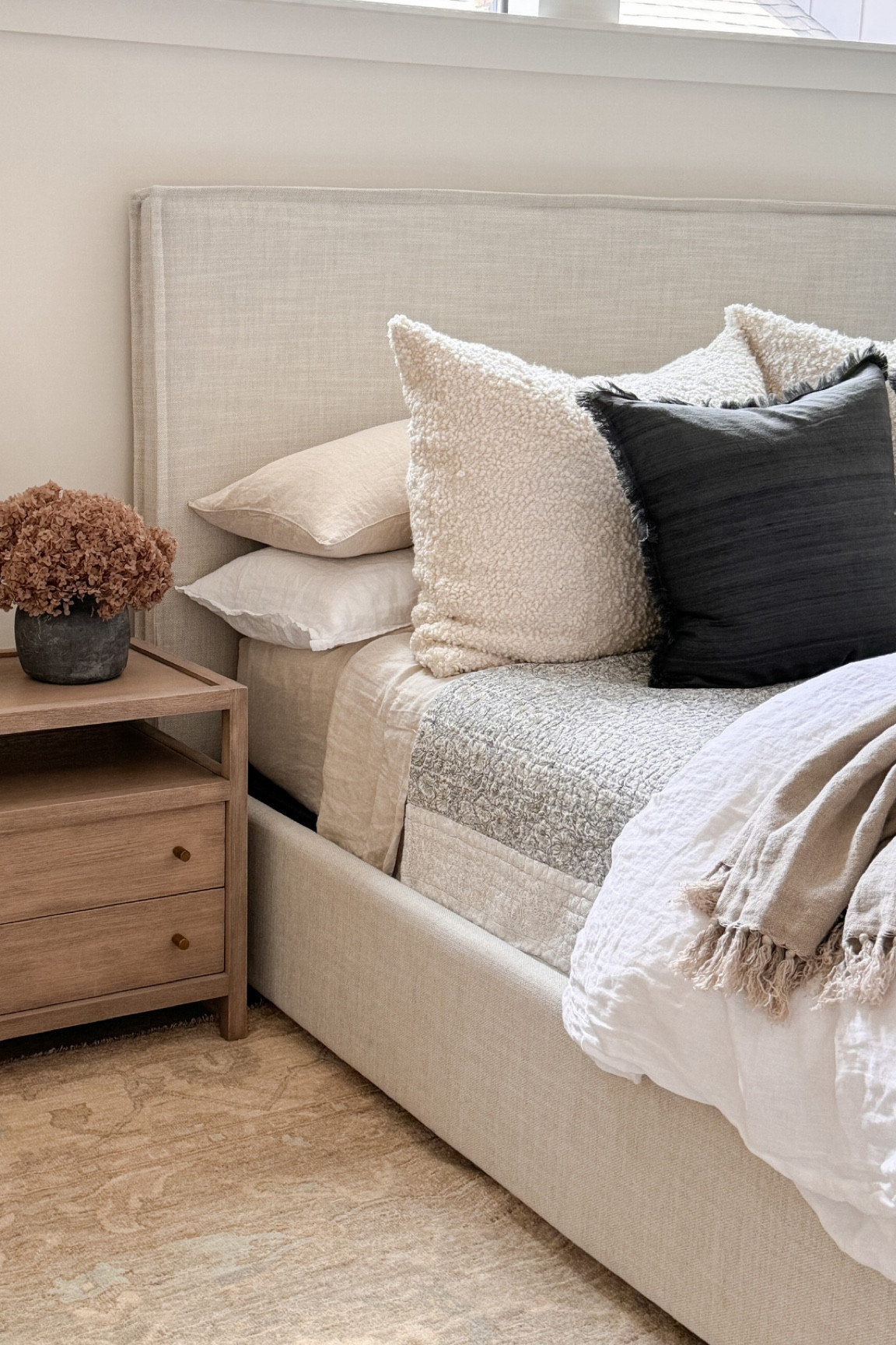 Luxury Cozy bedding we love. 🤍 Everything else not seen linked here is on our shop.cottageandkey.com!

#cozybedding #bedding #cottagestylebedroom #guestbedroom

#LTKHome #LTKStyleTip