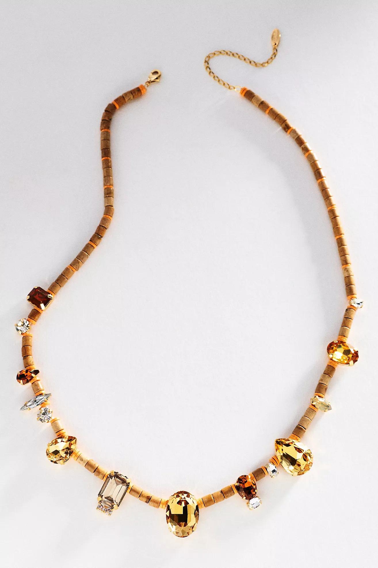 By Anthropologie Mixed Crystal Beaded Necklace | Anthropologie (US)