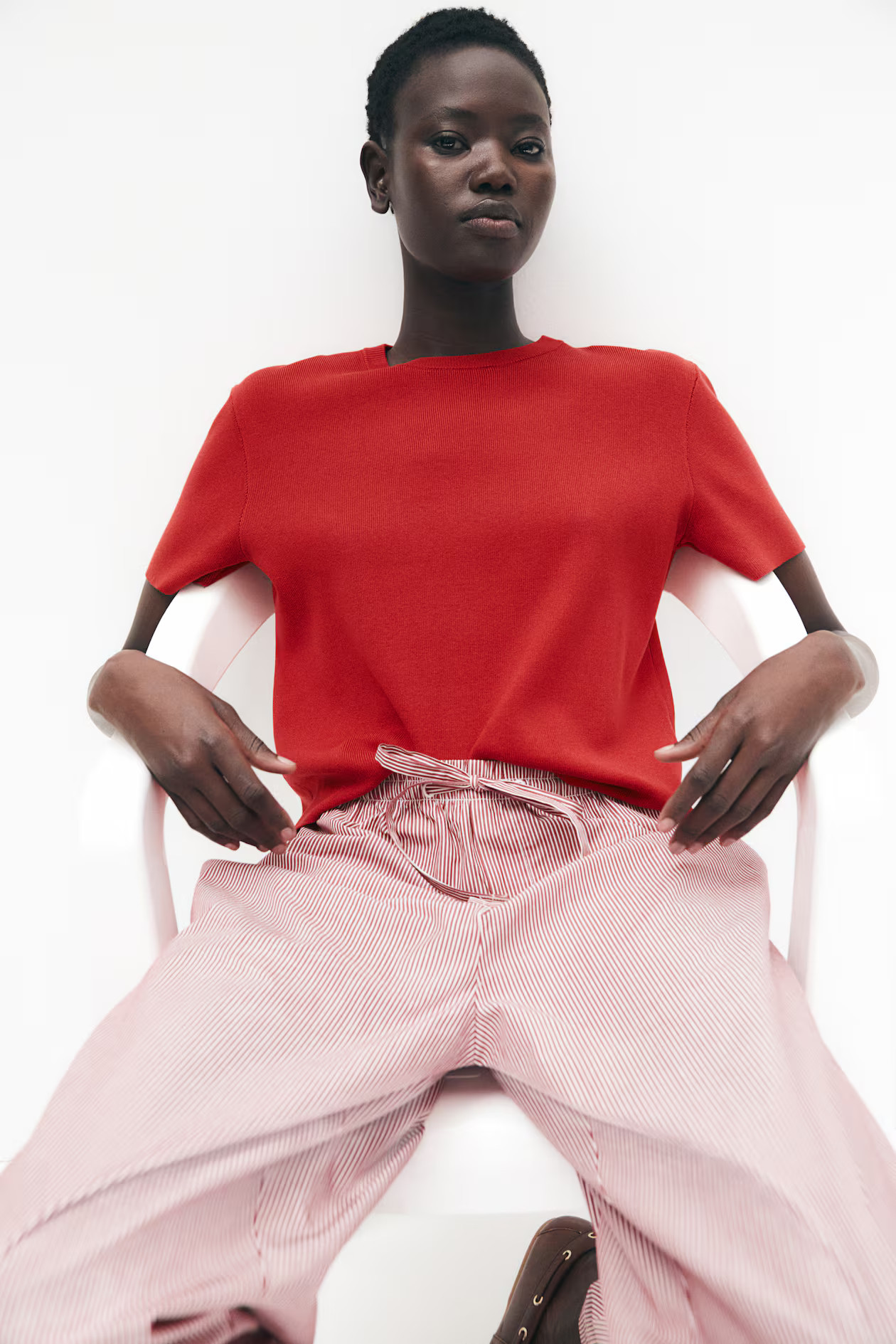 Fine-Knit T-Shirt | H&M (US + CA)