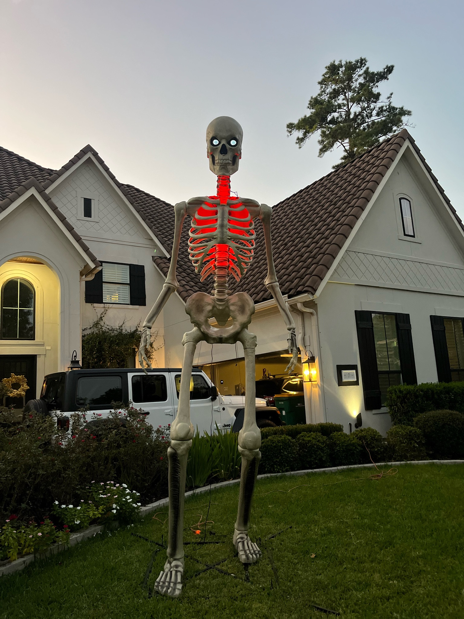 Finally put up my 12ft skeleton! 

#LTKSeasonal #LTKHome #LTKHalloween