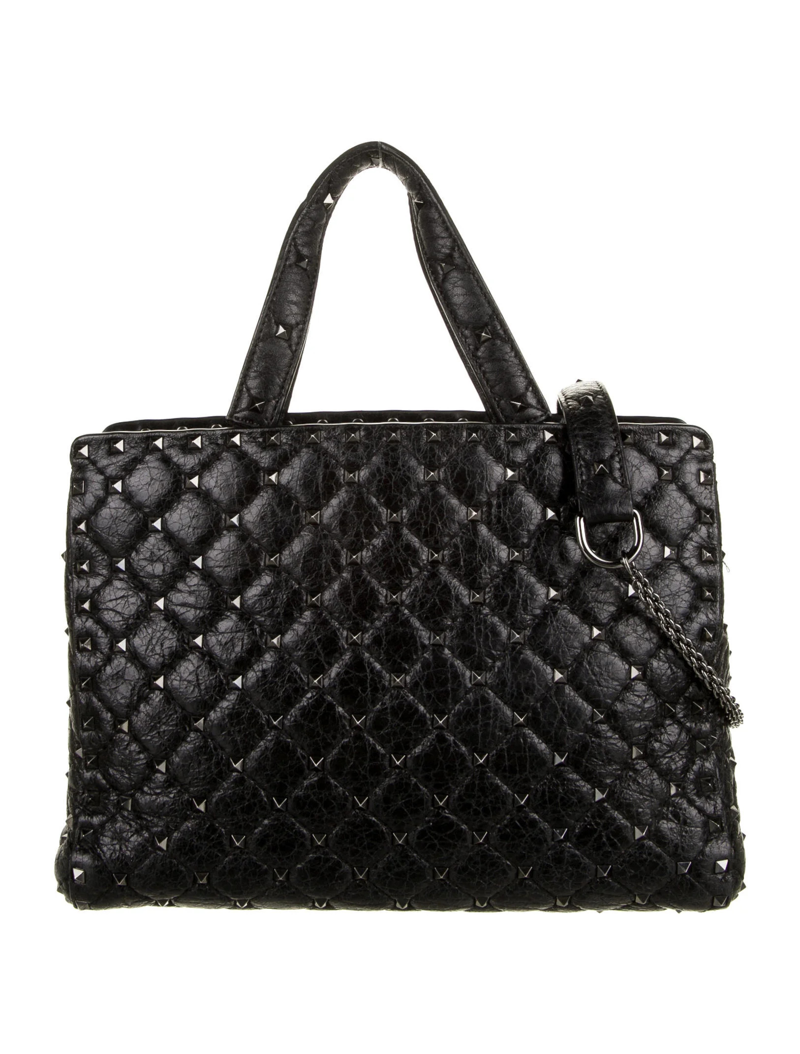 Rockstud Spike Handle Bag | The RealReal