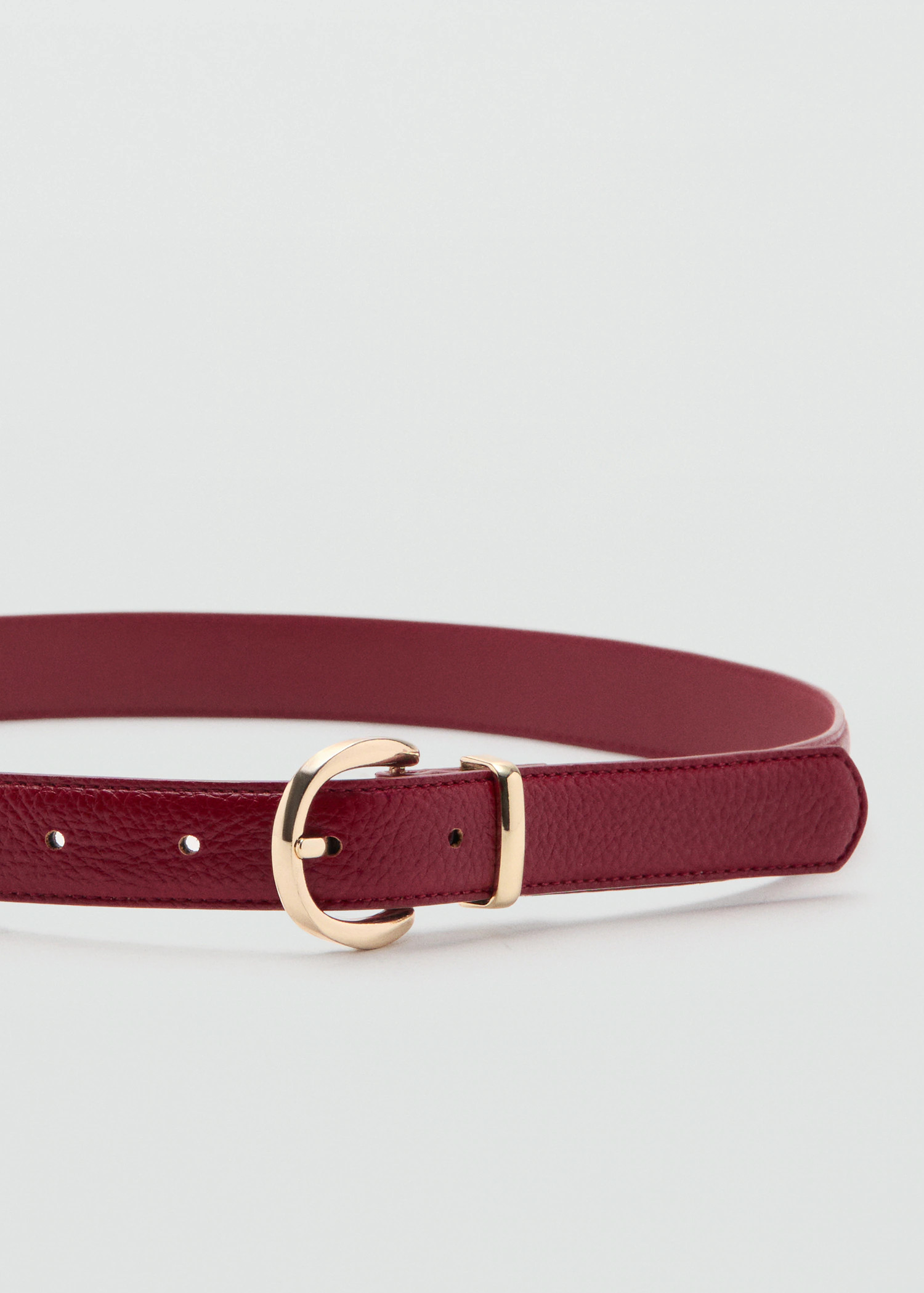 Oval buckle belt | MANGO (UK)