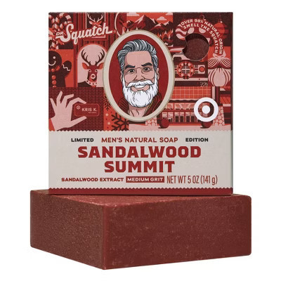 DR. SQUATCH Men's All Natural Bar Soap - Not Santa - 5oz | Target