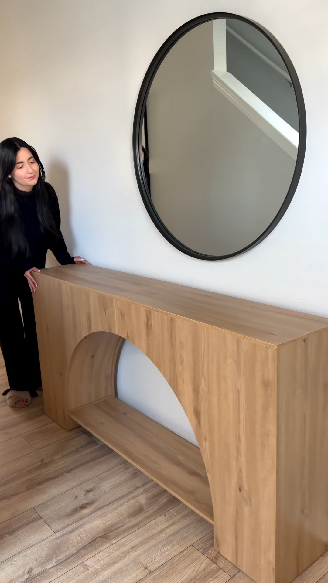 New console table! I love the arch design and perfect size for narrow entryways. 

#LTKSaleAlert #LTKHome #LTKSeasonal