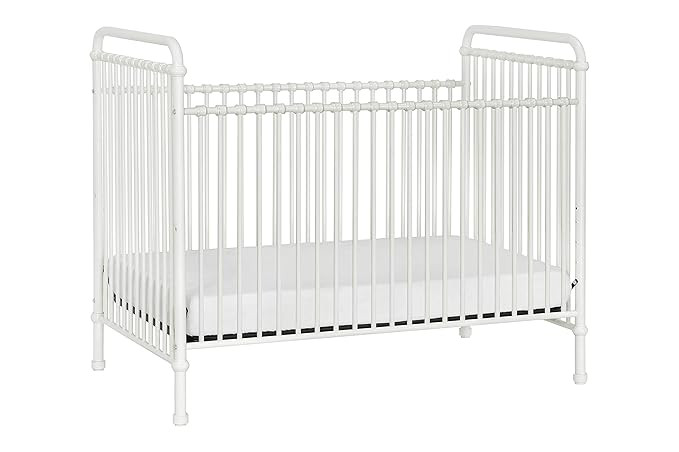 Million Dollar Baby Classic Abigail 3-in-1 Convertible Metal Crib in Washed White, Greenguard Gol... | Amazon (US)