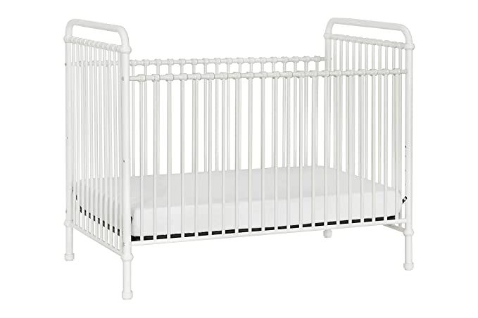 Million Dollar Baby Classic Abigail 3-in-1 Convertible Metal Crib in Washed White, Greenguard Gol... | Amazon (US)