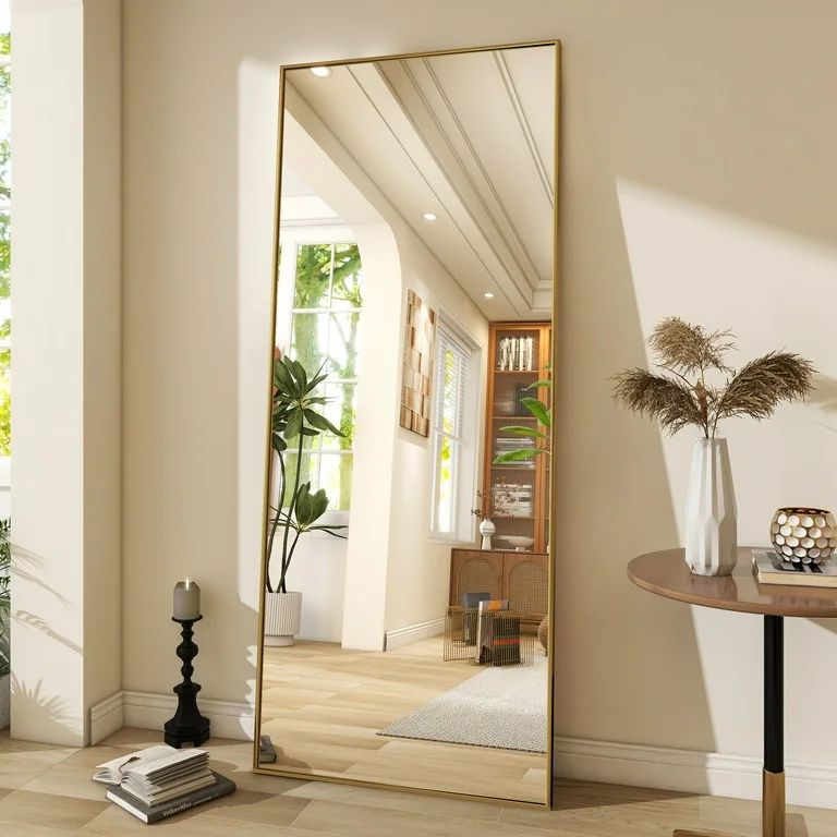 BEAUTYPEAK 71"x26" Full Length Mirror Oversized Rectangle Body Dressing Floor Mirrors for Standin... | Walmart (US)
