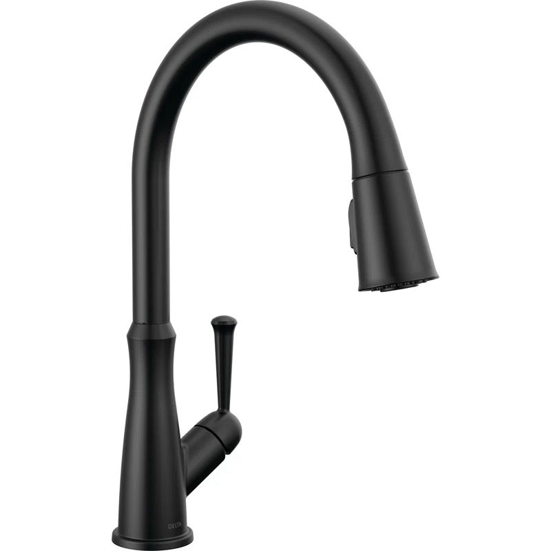 9110-BL-DST Westville™Pull Down Touch Single Handle Kitchen Faucet with Handle | Wayfair North America