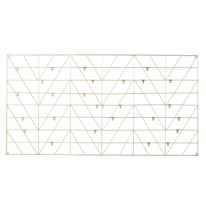 Oversized Metal Chevron Photo Holders | Pottery Barn Teen