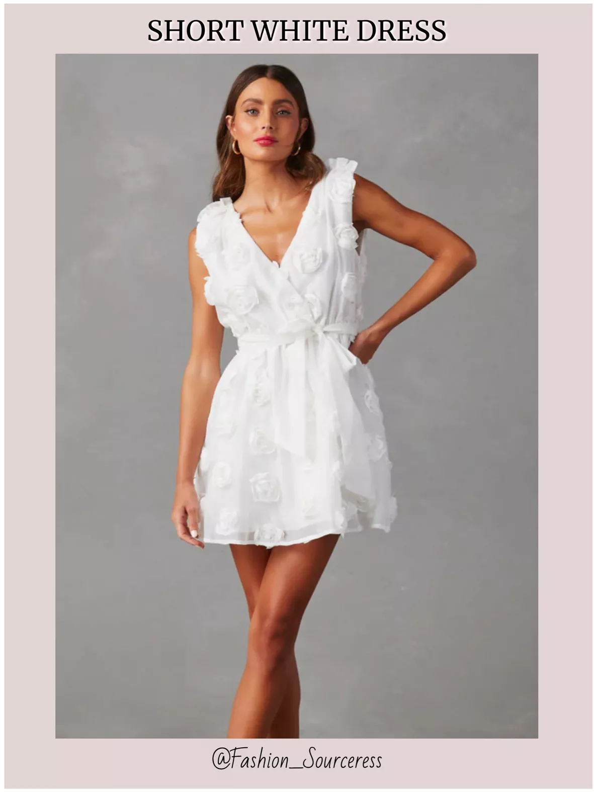 white sorority dress Recruitment Sorority Formal Dresses Karlie Lace Off-The-Shoulder Puff Sleeve Mini shoulder mini dress will turn heads anywhere you go White Dresses For Sorority Initiation