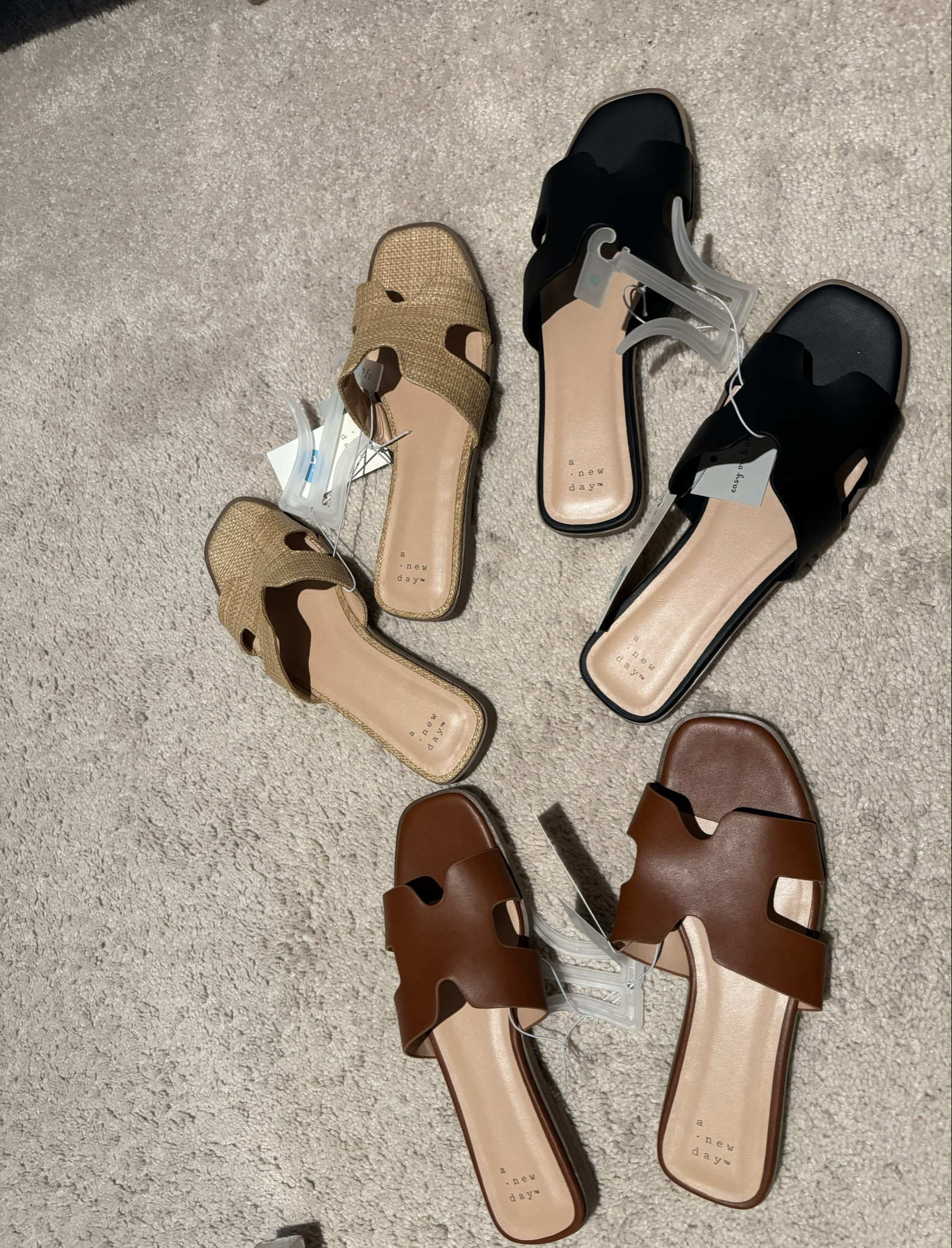 These shoes are the bees 🐝 knees! So impressed how expensive they look and just $20 regularly, but $16 during my the 4  Day Sale! Run, don’t walk! 

Runs 1/2 size bigger 

They are giving the Hermes vibe. 

I got them in all three colors, but they have 5 colors to choose from below. 

#LTKsalealert #LTKstyletip #LTKfindsunder50