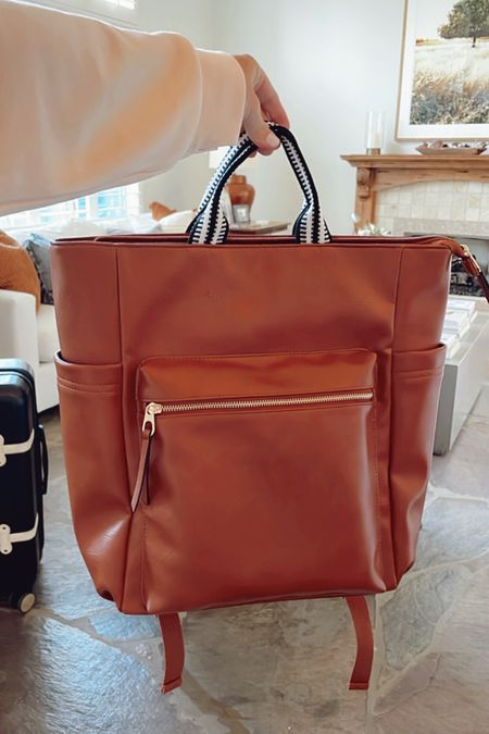 New carry-on bag for our trips this summer! Under $50 at Target. 👍🏻

#travelbag #backpack #camelleather

#LTKTravel #LTKStyleTip #LTKFindsUnder50